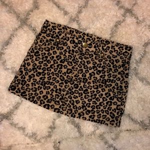 Cheetah skirt